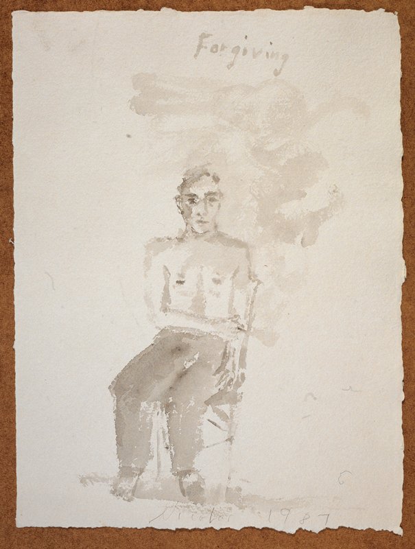 Study for Forgiving, from the Portfolio Lilacs and Smoke, Nicolas Africano, 1987
