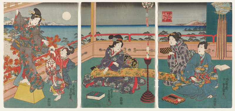 Autumn, Utagawa Kunisada, c. 1849–51