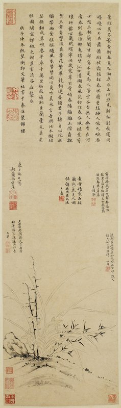 Orchid and Bamboo, Ma Shouzhen, 1680