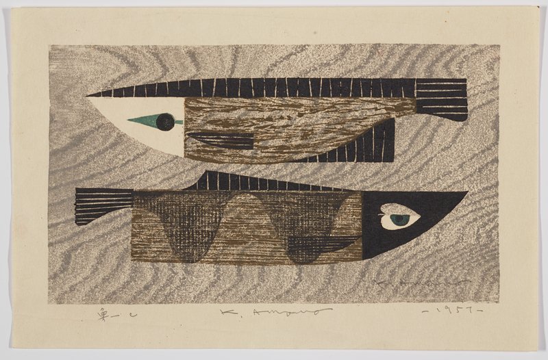 Fish - C, Amano Kunihiro, 1957