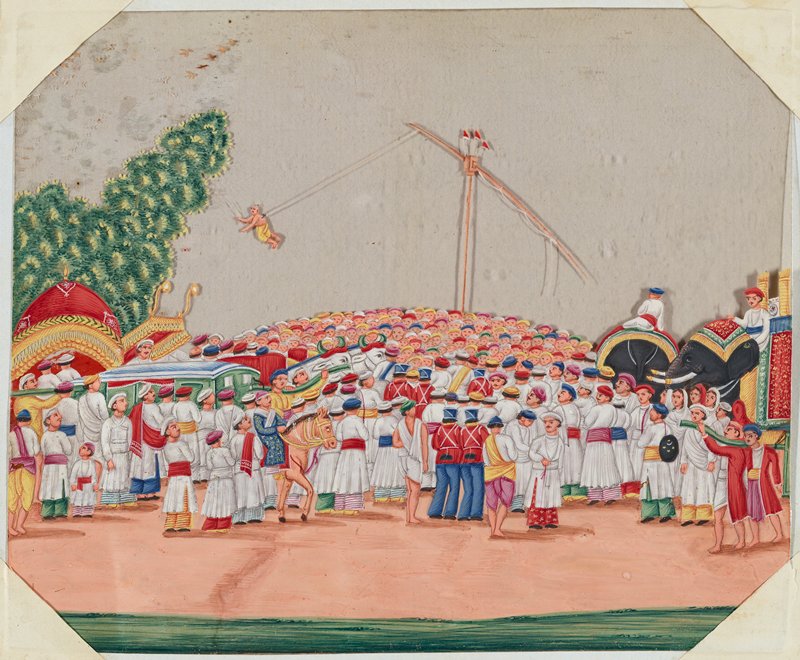 A Hook Swinging Festival, 1836