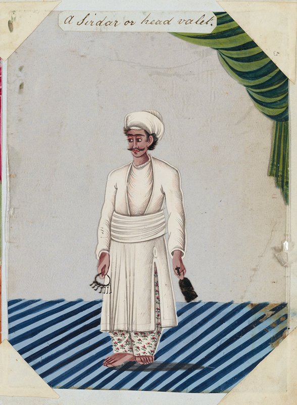 A Sirdar or Head Valet, 1838