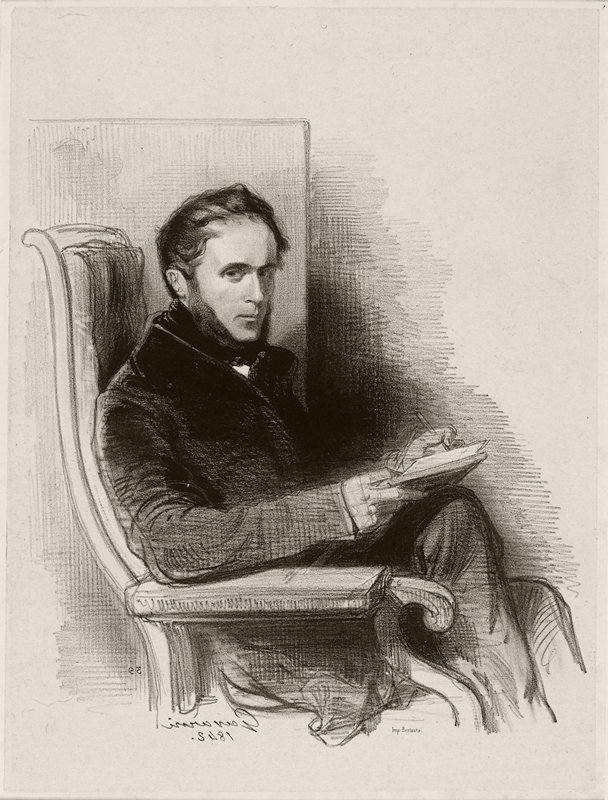 Raymond La Garrigue, Paul Gavarni, 1842