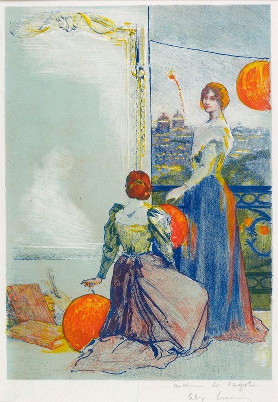 Lanterns Chinoises (Chinese Lanterns), Alexandre Lunois, 1893