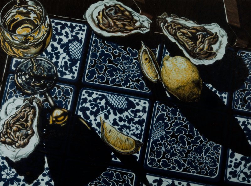 Oysters, Wine, and Lemon, Jack Beal, 1974