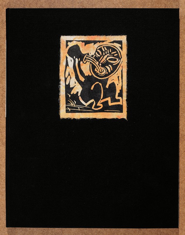 Portfolio cover for Adventures in the Burning Bush, David Rathman, 1987