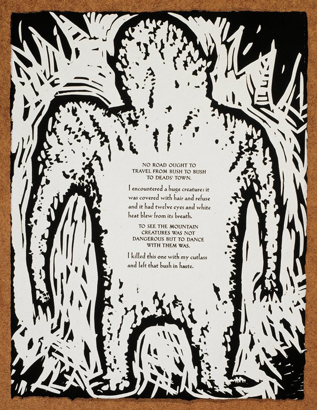 Page from Adventures in the Burning Bush, David Rathman, 1987