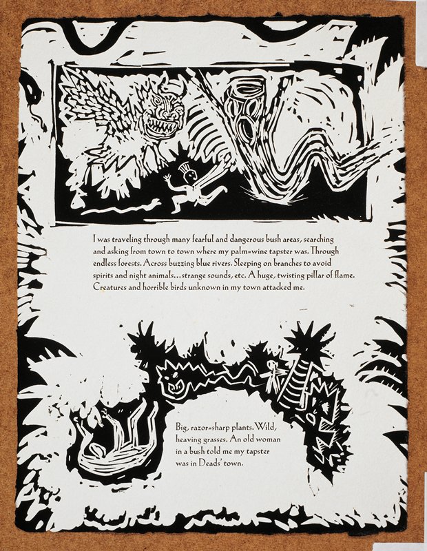 Page from Adventures in the Burning Bush, David Rathman, 1987