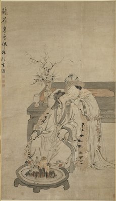 Beauty in Winter, Gao Qipei, 17th-18th century