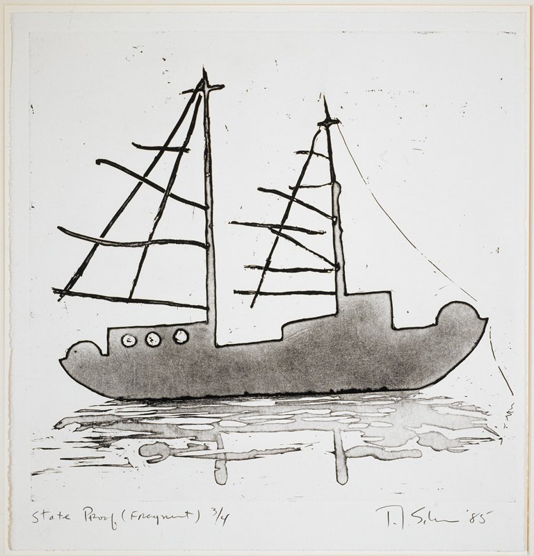 The Husband Lost at Sea (Fragment), T.L. Solien, 1985