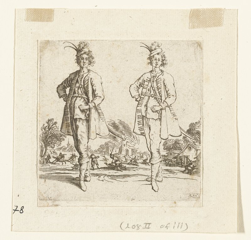 Varie Figure, Jacques Callot, 17th century