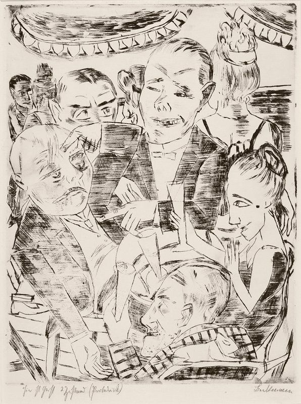 Hier ist Geist! (Here is Intellect!), Max Beckmann, 1921