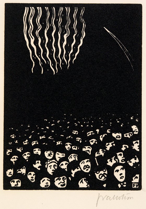 Fireworks, Félix Vallotton, 1901