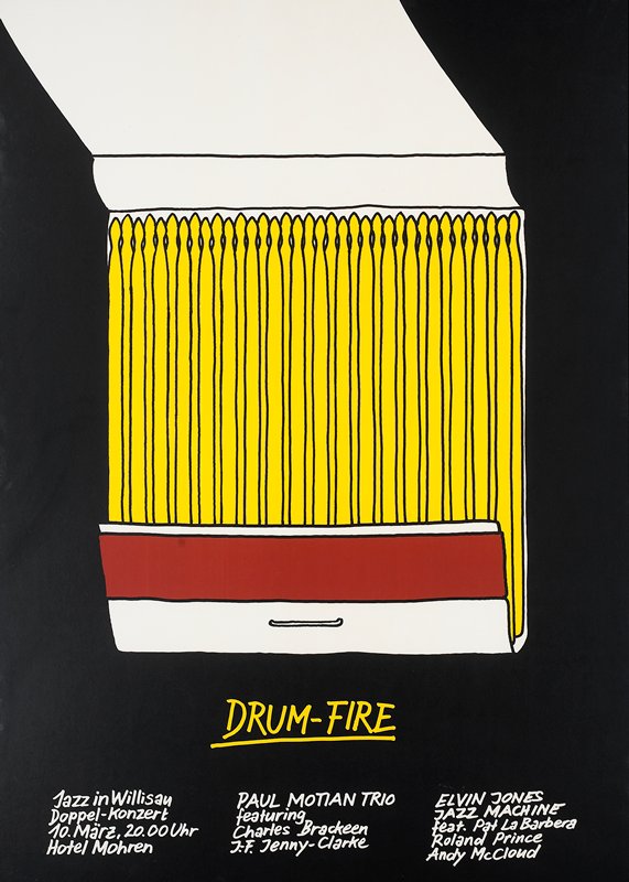 Drum Fire, Niklaus Troxler, 1979