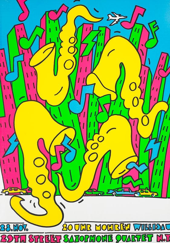 29th Street Saxophone Quartet, Niklaus Troxler, 1986