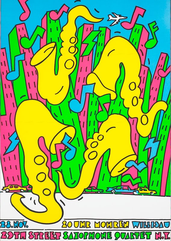 29th Street Saxophone Quartet, Niklaus Troxler, 1986