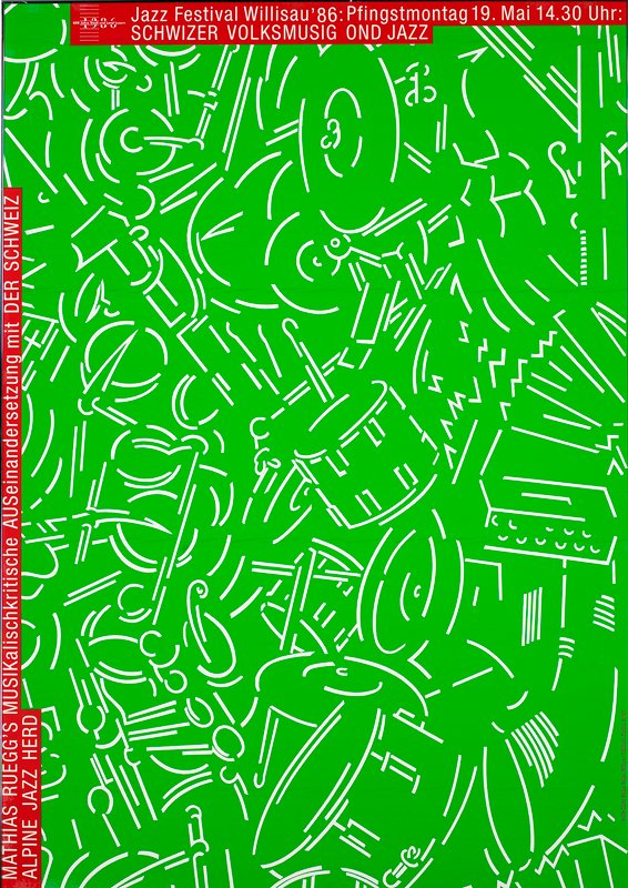 Jazz Festival Willisau 86, Volksmusig und Jazz, Niklaus Troxler, 1986