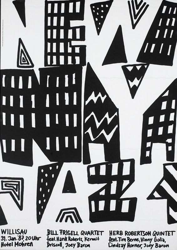 New N.Y. Jazz, Niklaus Troxler, 1987