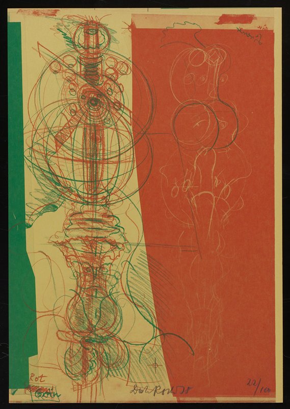 Untitled from Two Times Five Bats, Dieter Roth, 1978
