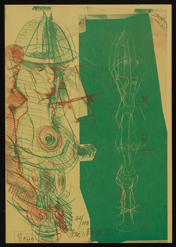 Untitled from Two Times Five Bats, Dieter Roth, 1978