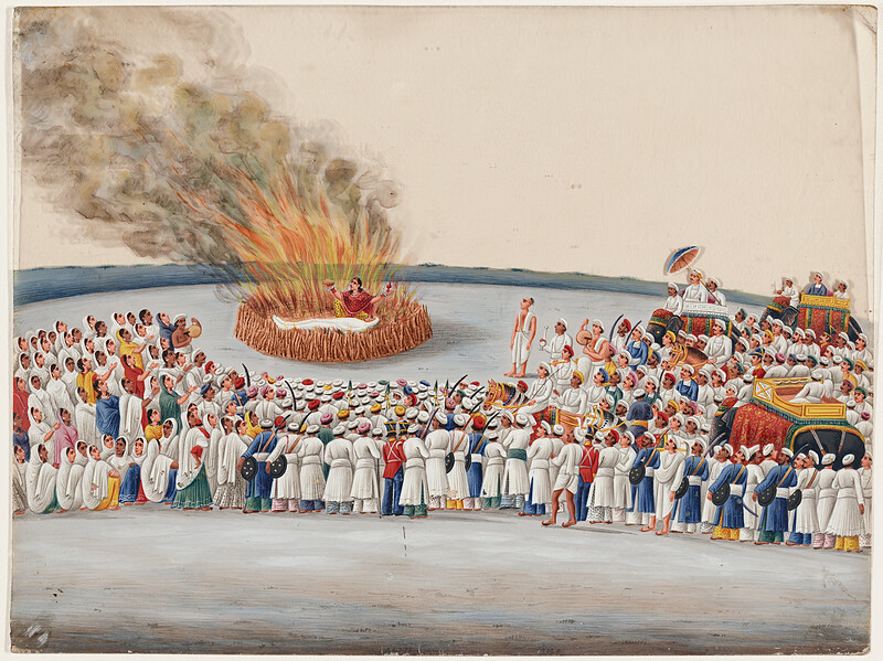 Funeral Pyre, late 19th century