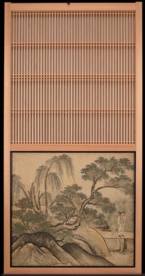Summer [left from the set Rice Farming in the Four Seasons], Attributed to Kano Sanraku, 1620s