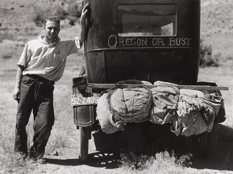 Vernon Evans, migrant to Oregon from South Dakota, Arthur Rothstein, 1936 (printed 1981)