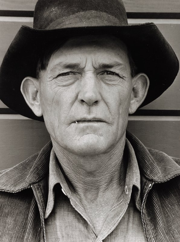 Migrant worker, Visalia, California, Arthur Rothstein, 1940 (printed 1981)