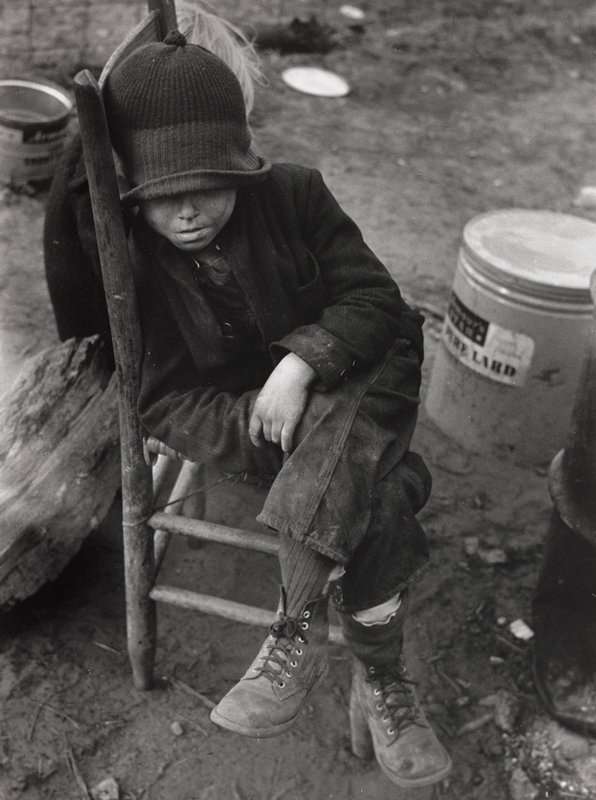 Evicted Sharecropper Boy, New Madrid County, Missouri, Arthur Rothstein, 1938 (printed 1981)