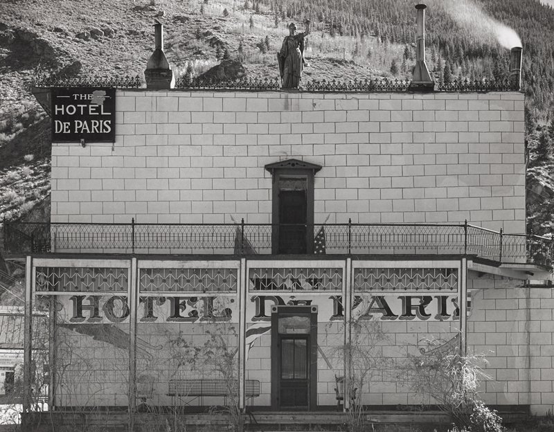 Hotel de Paris, exterior, Georgetown, Colorado, Arthur Rothstein, 1939 (printed 1981)