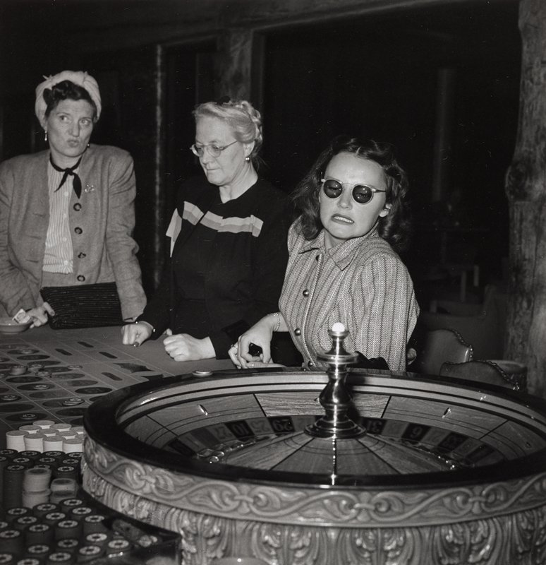 Gamblers, Las Vegas, Nevada, Arthur Rothstein, 1947 (printed 1981)