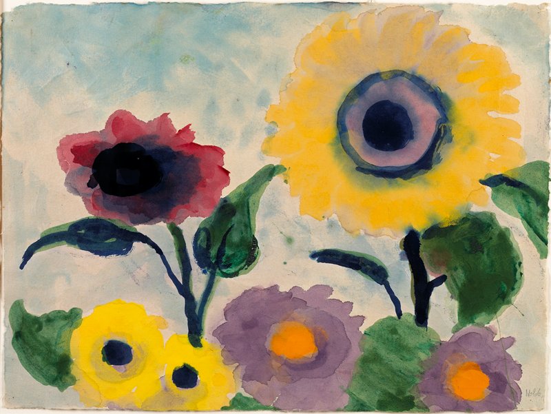 Poppies, Emil Nolde, c. 1937–45