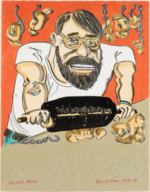 Croissant Crusher, Red Grooms, 1979 (published 1999)