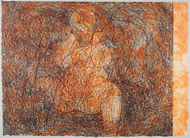 Untitled from The Sex Prayers, Joseph Nechvatal, 1985