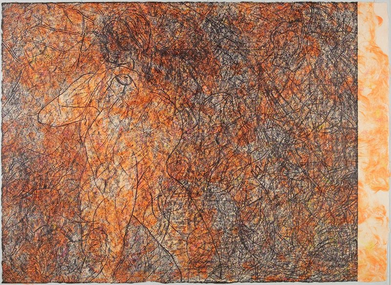 Untitled from The Sex Prayers, Joseph Nechvatal, 1985