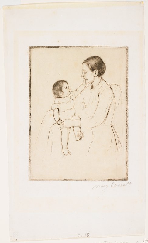 The Caress, Mary Cassatt, c. 1891
