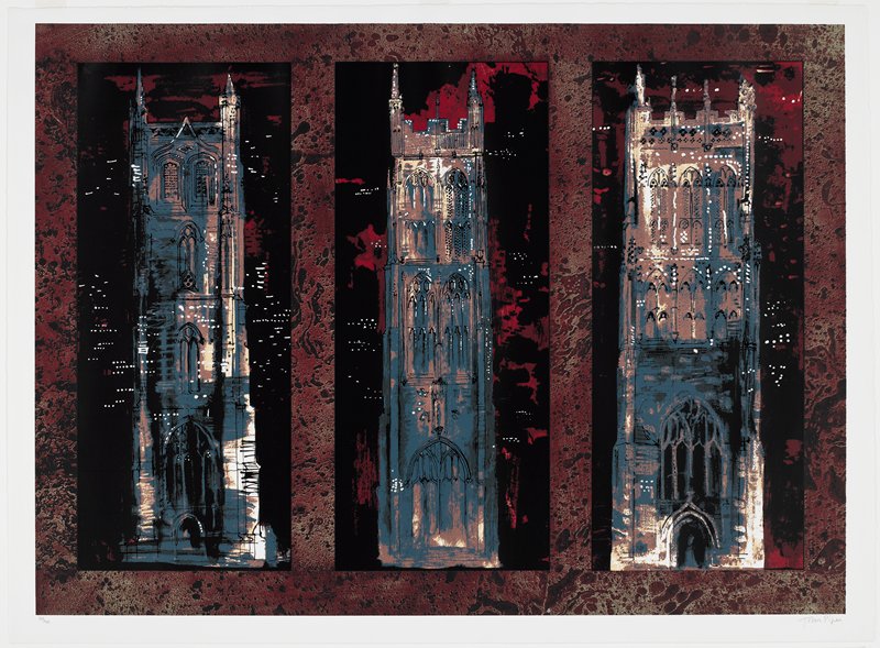 Three Somerset Towers, John Piper, 1973