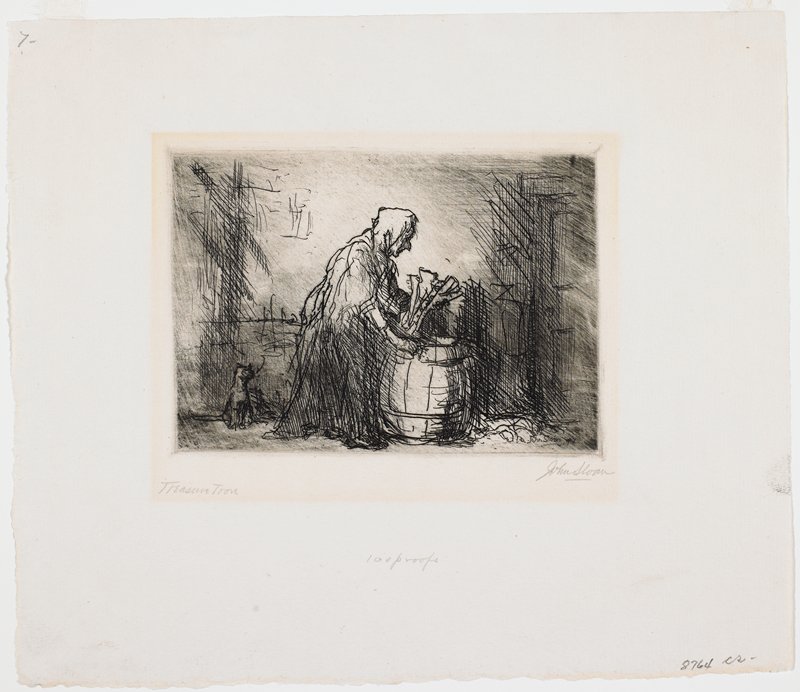 Treasure Trove, John Sloan, 1907