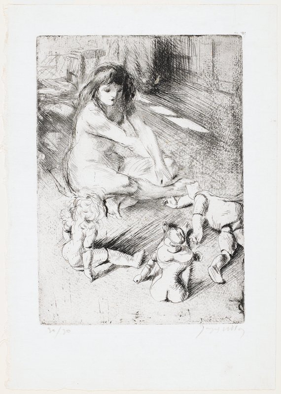 Les Poupees de Minne, Jacques Villon, 1907