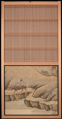Summer [right from the set Rice Farming in the Four Seasons], Attributed to Kano Sanraku, 1620s