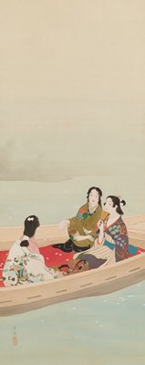 Cherry-blossom Viewing, Ikeda Shōen, c. 1910