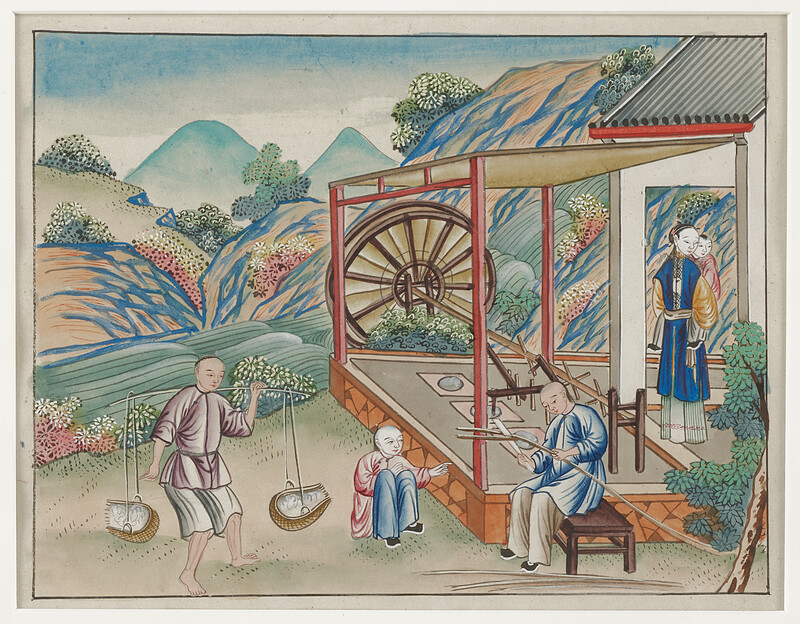 Breaking up the Clay, 19th century