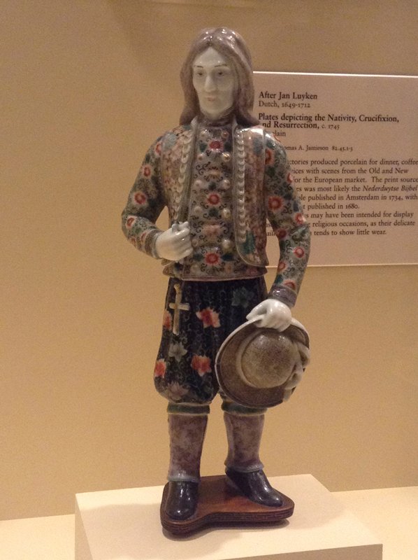 Figure of Portuguese missionary, c. 1880