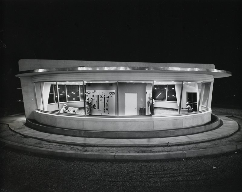 Control Room, Refinery, MacMurry Oil, Tyler, Texas, William R. Terrell, c. 1949