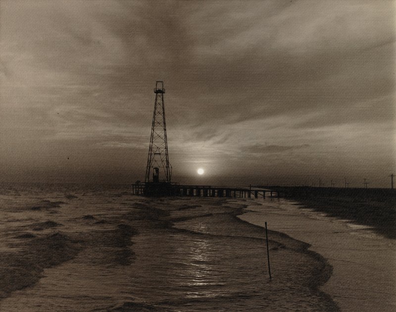 Production Well in Water, Gulf of Mexico, William R. Terrell, c. 1953
