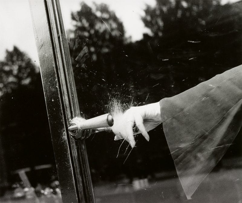 Exploding Hand (Guerlain Shop Front), Paris, Lee Miller, 1930