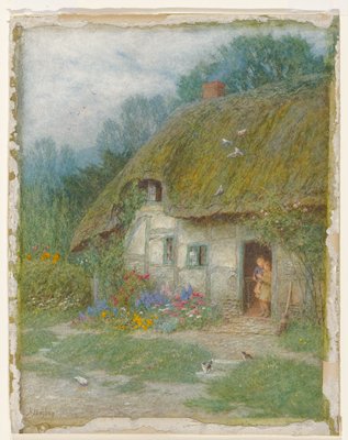 Dokumentasi “A Wiltshire Cottage”; Watercolor over graphite. Minneapolis Institute of Art.