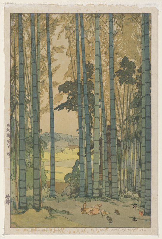 Bamboo Grove, Yoshida Hiroshi, 1939