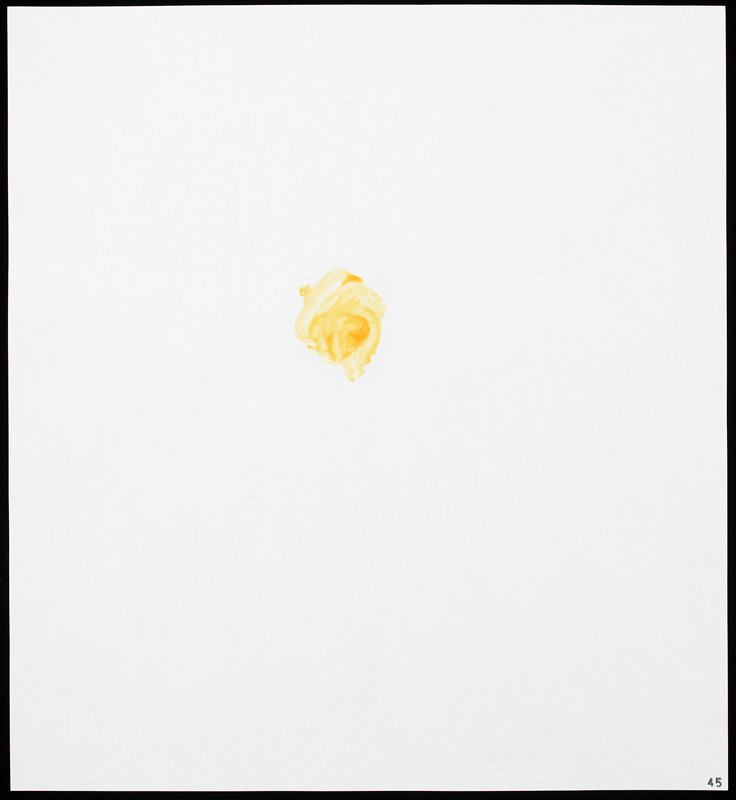Egg Yolk, from Stains, Edward Ruscha, 1969