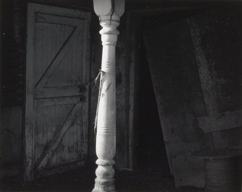 Barn Post, Meyer's Farm, Wisconsin, Will M. Agar, 1984 (printed early 1990s)